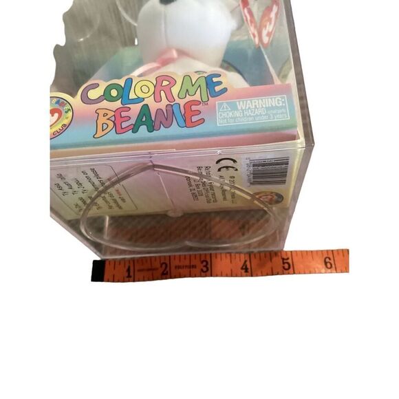 2002 Color Me Bear Ty Beanie Baby Plush Collectible - Picture 4 of 11